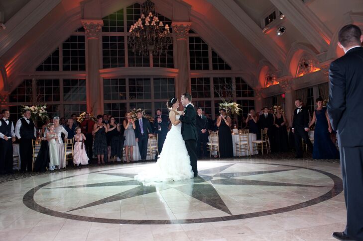 First Dance in the Large Open Ballroom