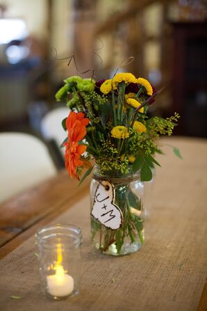 Wild Flower Centerpieces