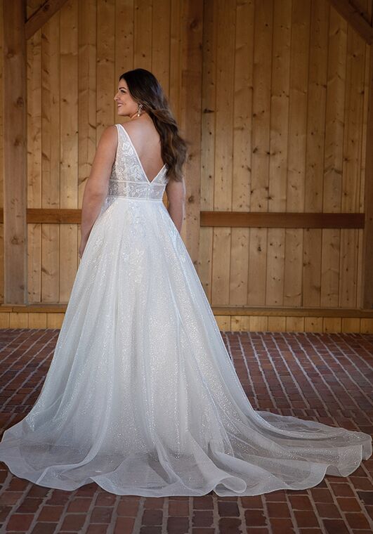 Essense of Australia D3445 A-Line Wedding Dress - 6