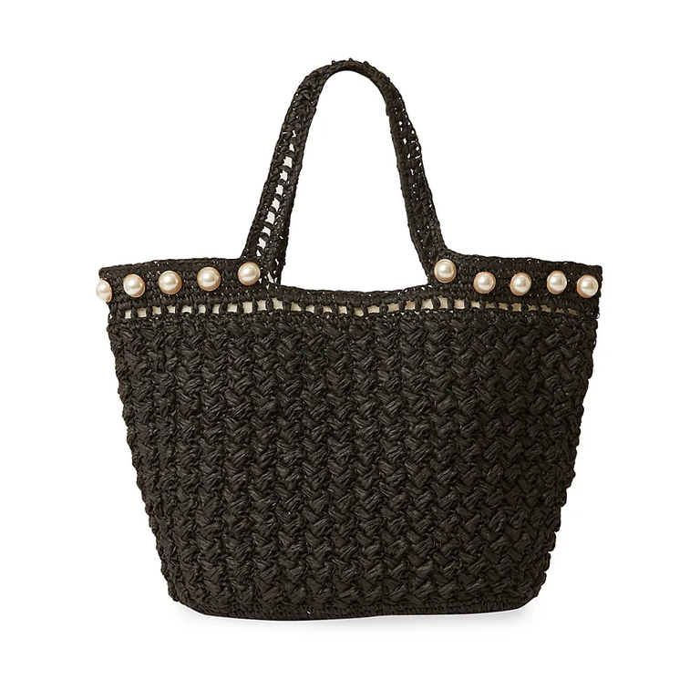 Pearl Tote Bag from Saks Fifth Avenue for the best 12th wedding anniversary gift ideas