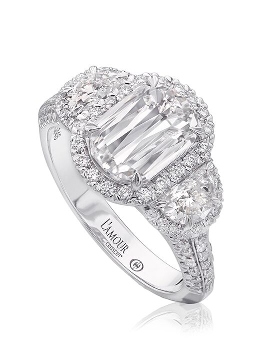 Christopher Designs Classic Emerald, Oval Cut Engagement Ring - 1