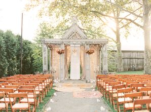 Bohemian Outdoor Ceremony at Terrain in Glen Mills, Pennsylvania