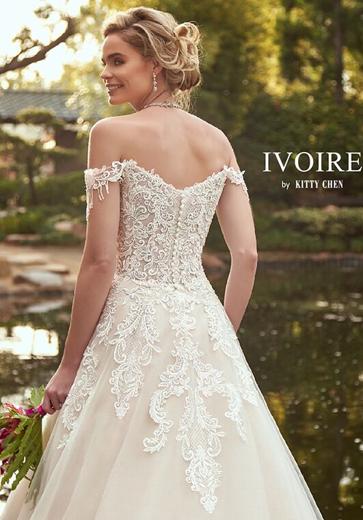 IVOIRE by KITTY CHEN MANDY, V2001 Ball Gown Wedding Dress - 4