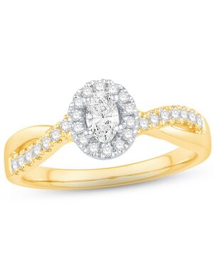 Kay Jewelers Elegant Oval Cut Engagement Ring