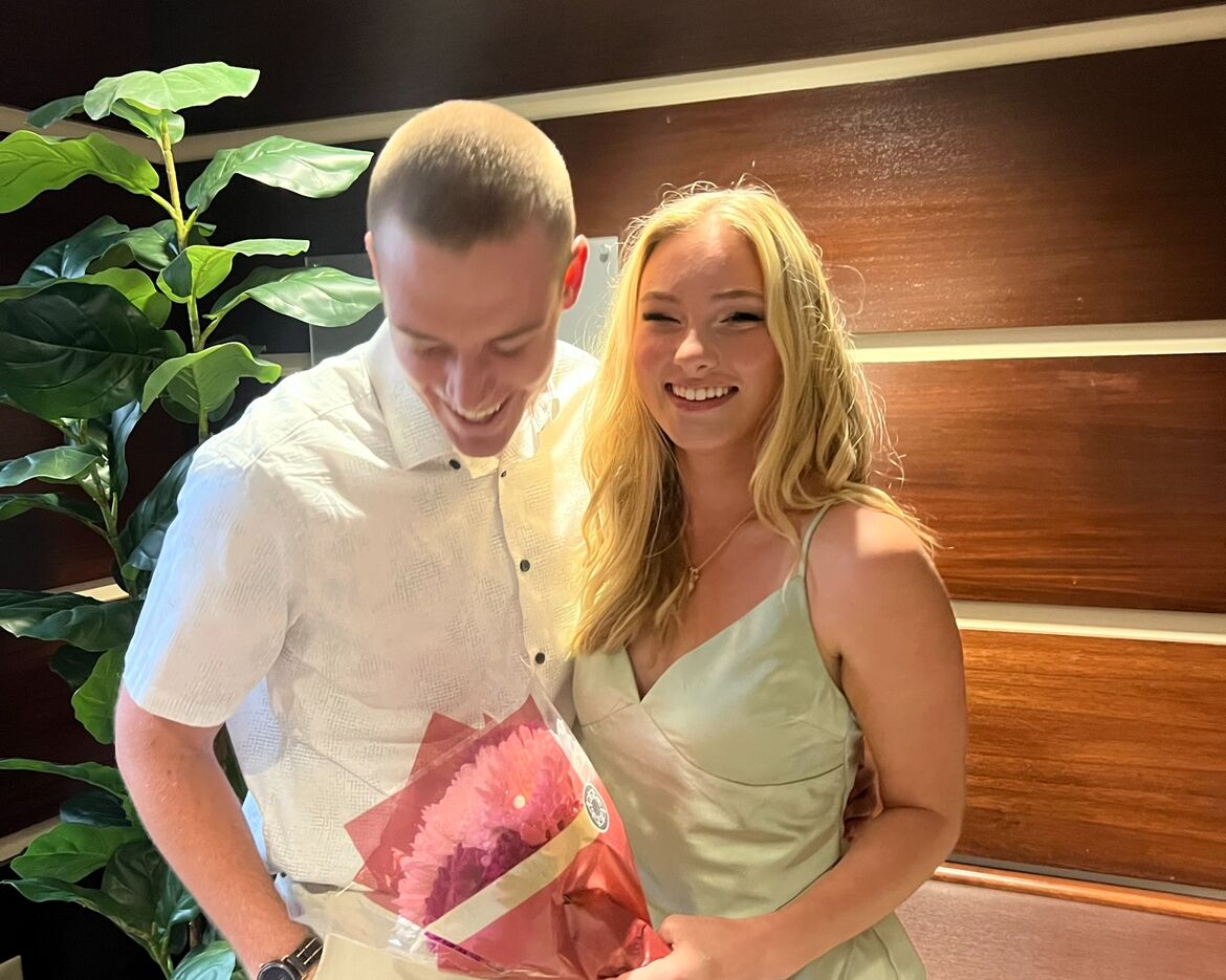 Picture of Our First “Real” Date!