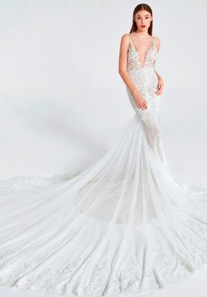 INES DI SANTO Fall 2021 - Flirty Trumpet Wedding Dress