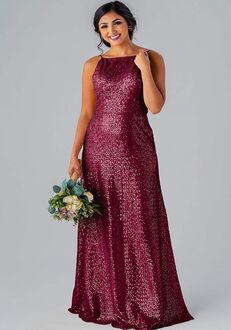 Kennedy Blue Alyssa Halter Bridesmaid Dress