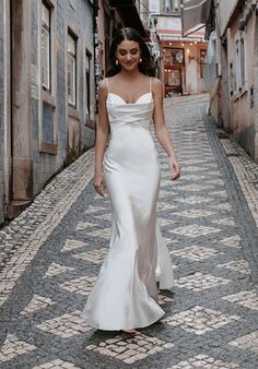 Abella Fatima- E455 Sheath Wedding Dress