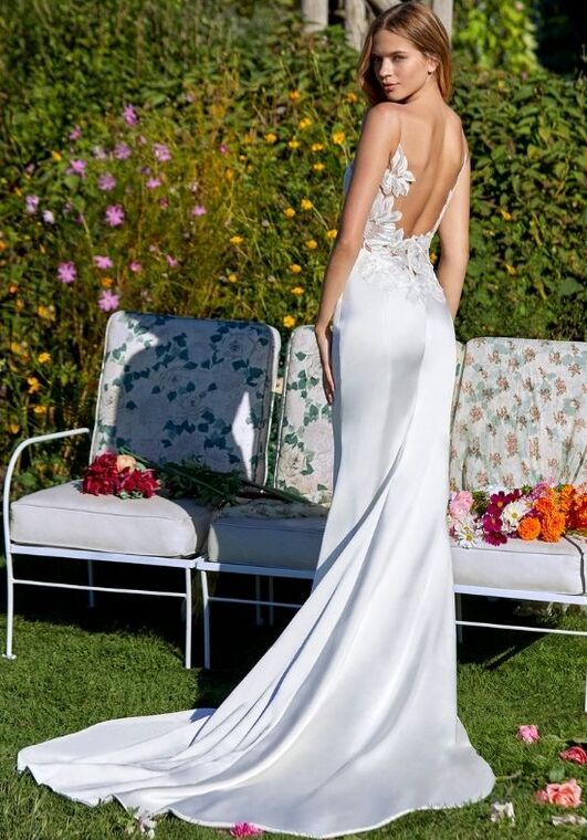 INES DI SANTO Fall 2022 - Alessia Trumpet Wedding Dress - 2