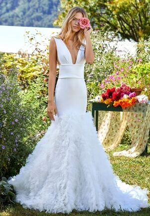 INES DI SANTO Fall 2022 - Beatrice Trumpet Wedding Dress