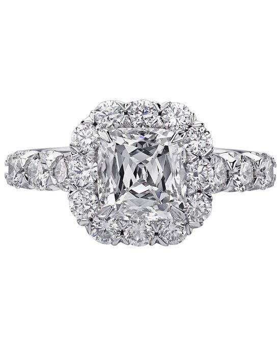 Christopher Designs Cushion Cut Engagement Ring - 1