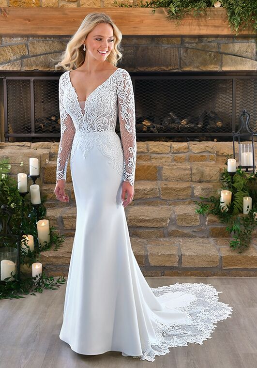 Stella York 7478 Column Wedding Dress - 6