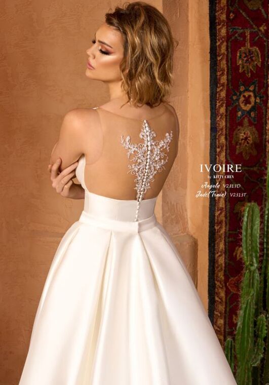 IVOIRE by KITTY CHEN ANGELA JADE, V2313 A-Line Wedding Dress - 3