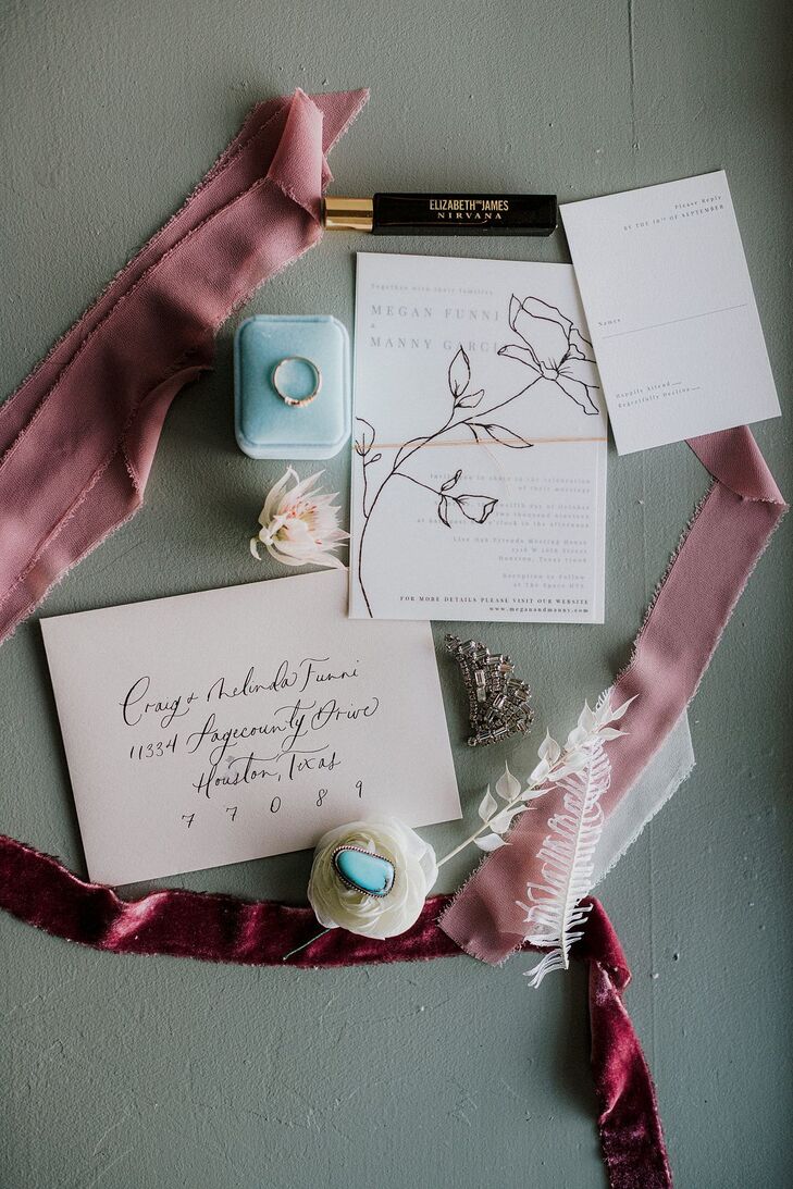 Invitations for Wedding at The Space HTX in Houston, Texas