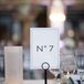 Chic Chanel-Inspired Table Number
