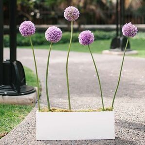 Purple Floral Ceremony Decor