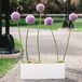 Purple Floral Ceremony Decor