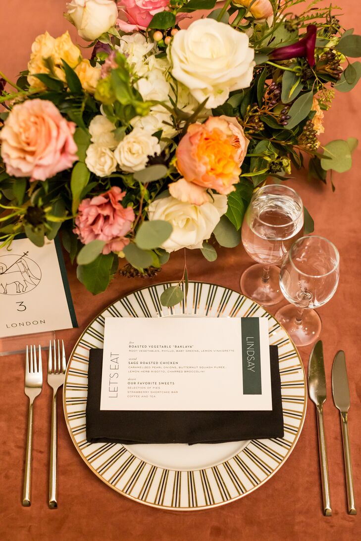 Place Setting for Reception at The Meridian House in Washington, D.C.