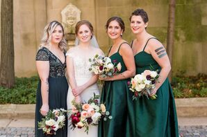 Bridesmaid Portraits at The Meridian House in Washington, D.C.