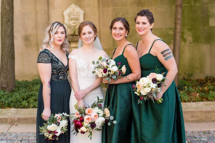 Bridesmaid Portraits at The Meridian House in Washington, D.C.