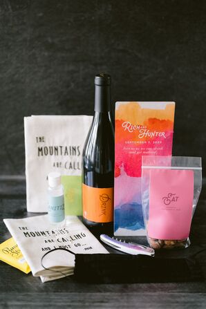 Colorful Welcome Box Amenities