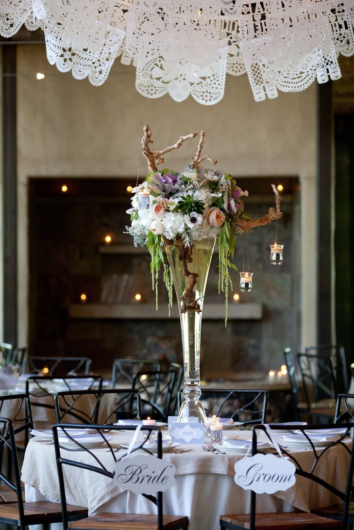Floral and Candle Centerpieces