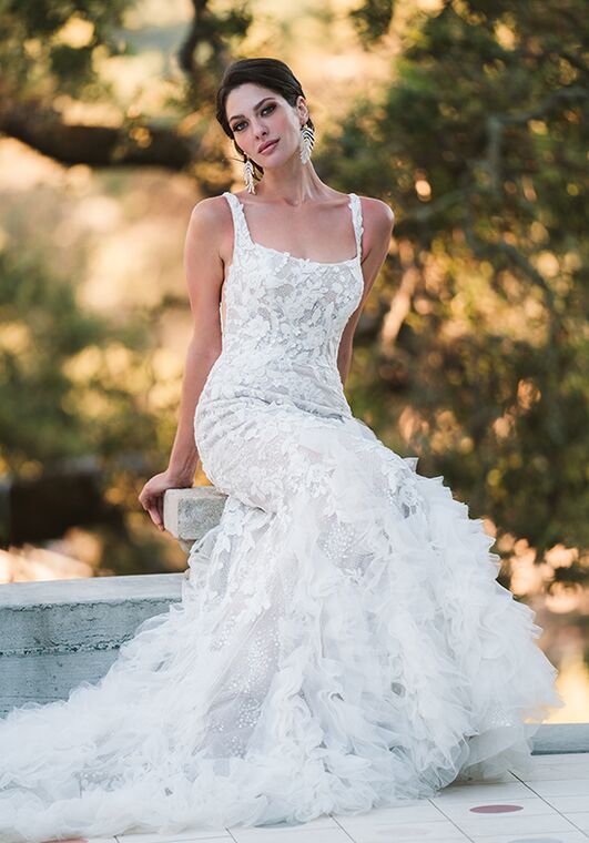 Allure Couture C690 Mermaid and Trumpet Wedding Dress - 7