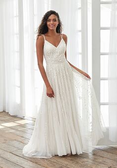 Adrianna Papell Platinum Destination 40404 A-Line Wedding Dress