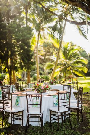 Tropical Reception at Stone Crusher Estate in Kapaau, Hawaii