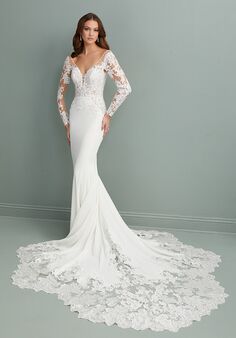 Christina Wu 15774 Fit-and-Flare Wedding Dress