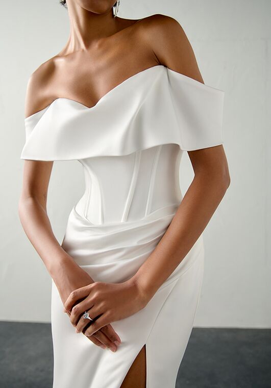 Justin Alexander Signature Tempest Fit-and-Flare Wedding Dress - 4