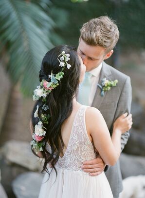 Flower Hair Accessories for Beach Wedding in San Diego