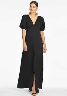 Sachin & Babi Alli Gown - Black V-Neck Bridesmaid Dress