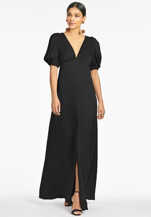 Sachin & Babi Alli Gown - Black V-Neck Bridesmaid Dress
