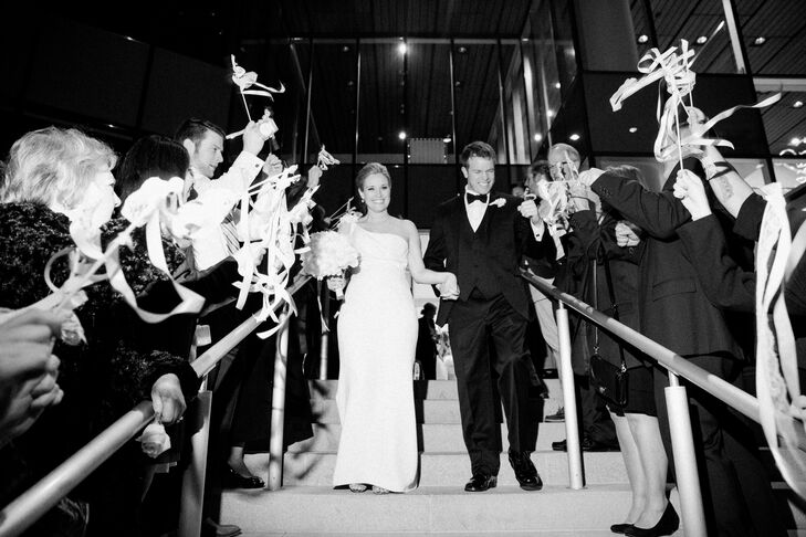 Waving Ribbon Grand Wedding Exit