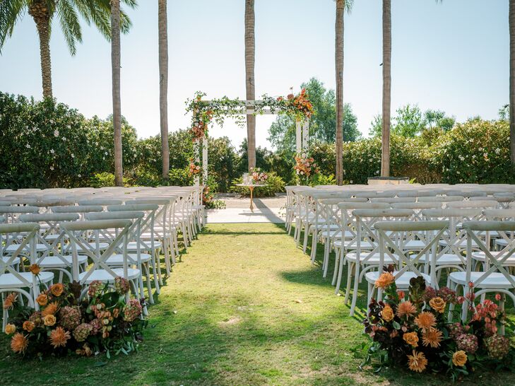 Outdoor Ceremony Setup in San Diego, California