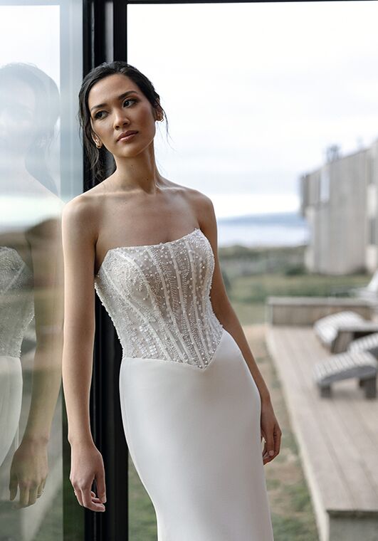 Adore by Justin Alexander Esmarie Fit-and-Flare Wedding Dress - 3