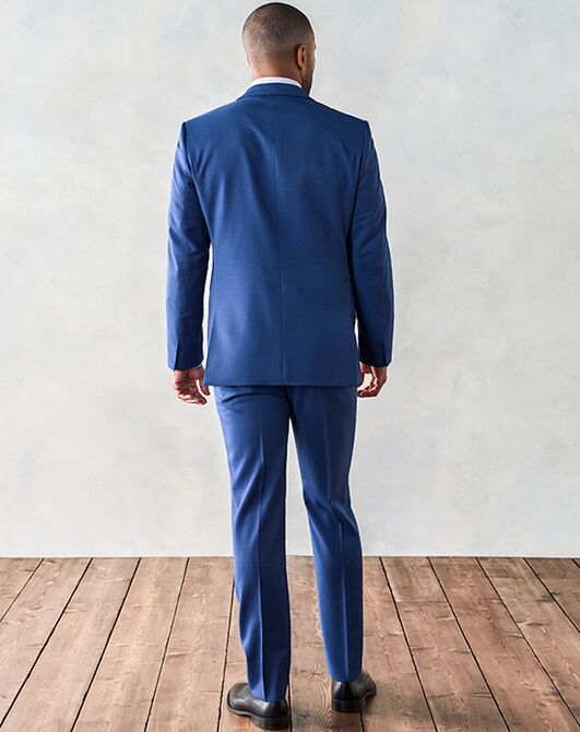 The Black Tux Medium Blue Suit Blue Tuxedo - 5