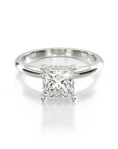 James Allen Princess Cut Engagement Ring