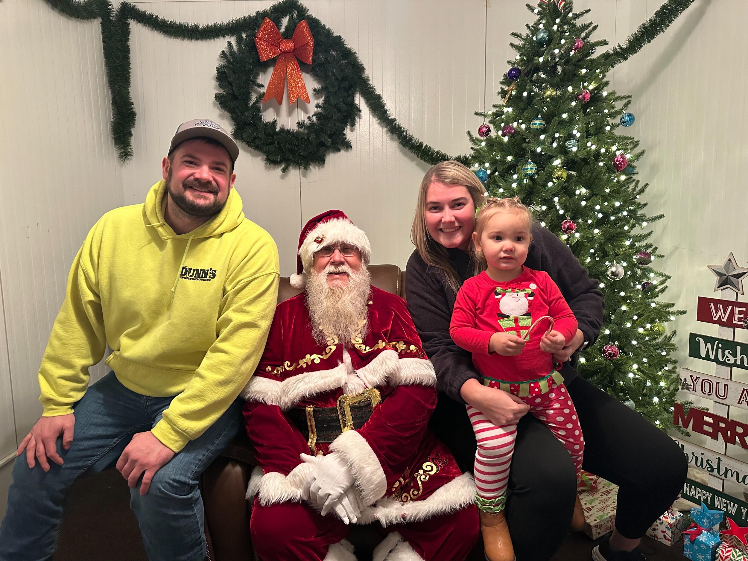Got to see Santa!