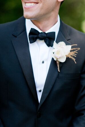 White Orchid Boutonniere