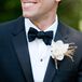 White Orchid Boutonniere