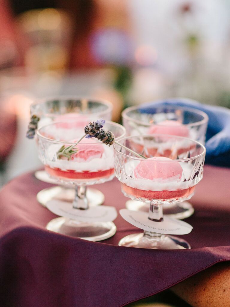 wedding drink ideas champagne punch