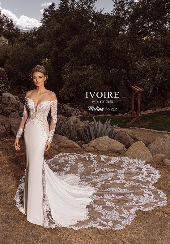 IVOIRE by KITTY CHEN MELISSA, V2212 Sheath Wedding Dress - 1