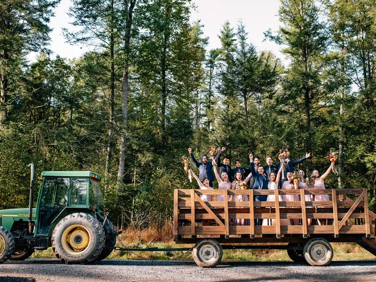 Rustic Hay Rack Ride