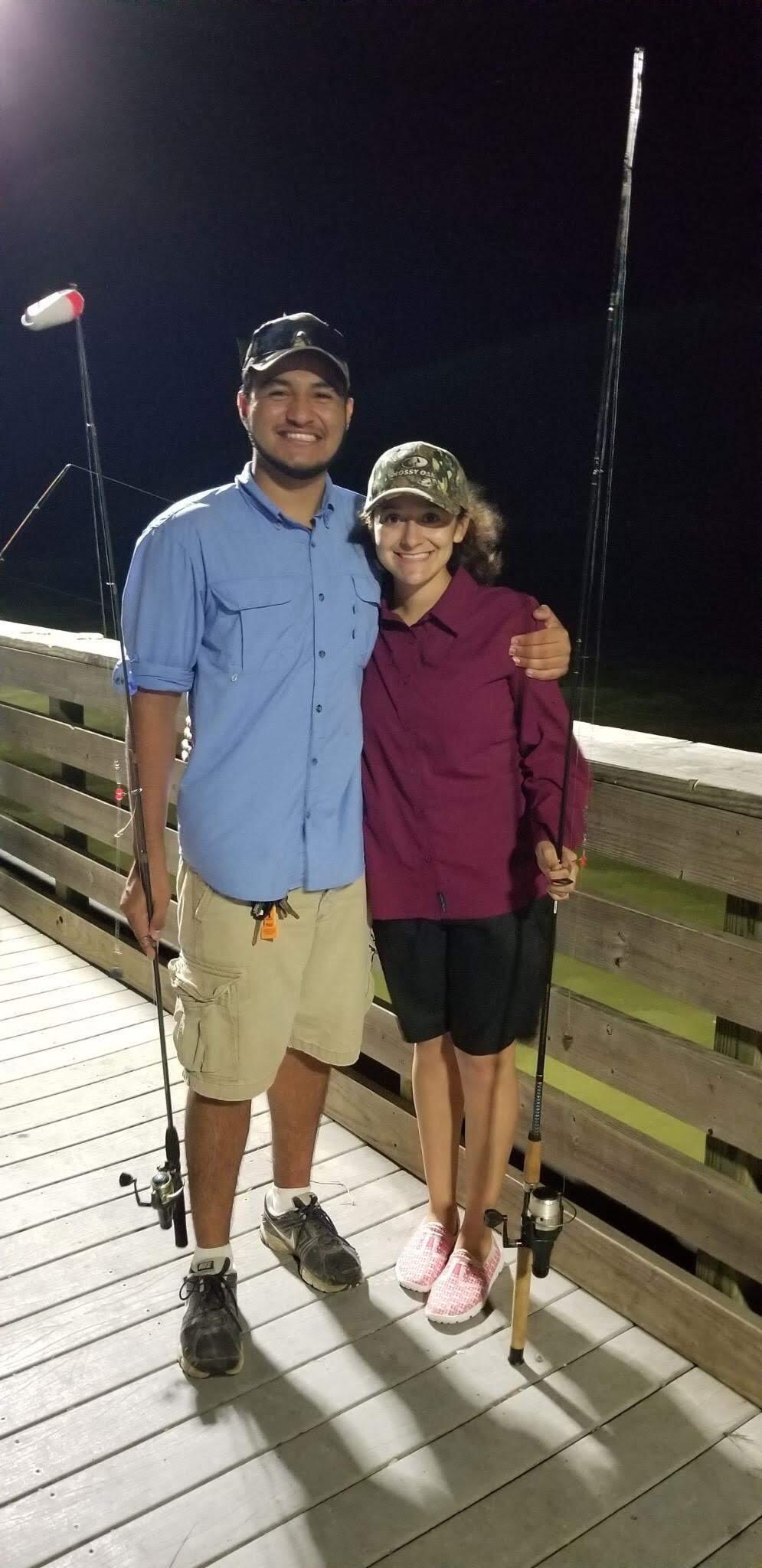 This is when we went fishing with Mateo’s family in Port Mansfield. 