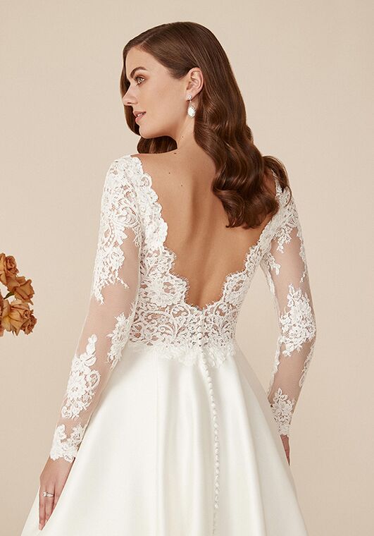 Justin Alexander Dara Ball Gown Wedding Dress - 6
