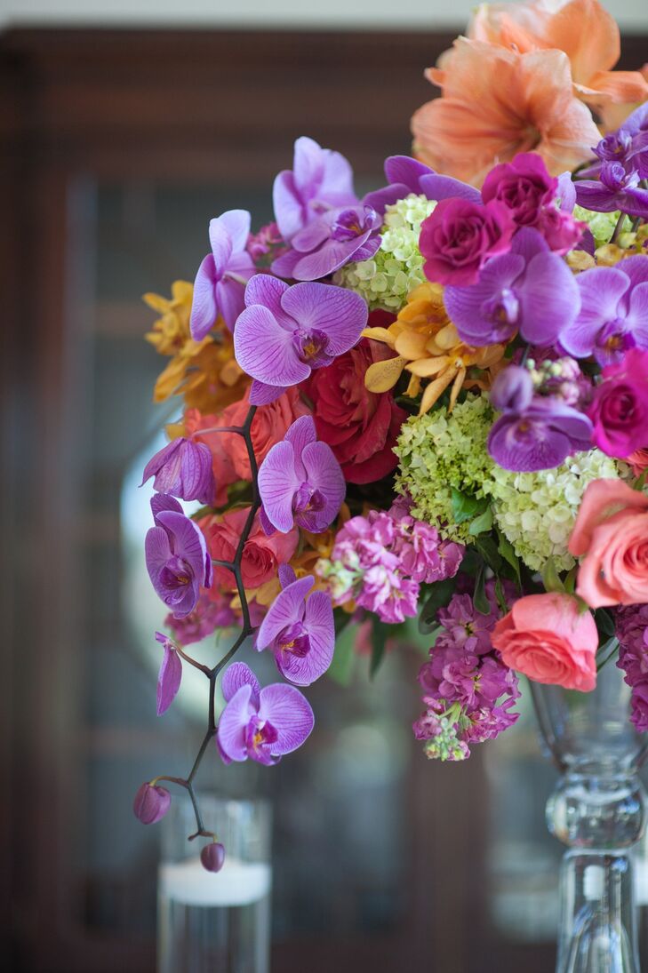 Bright Floral Centerpieces