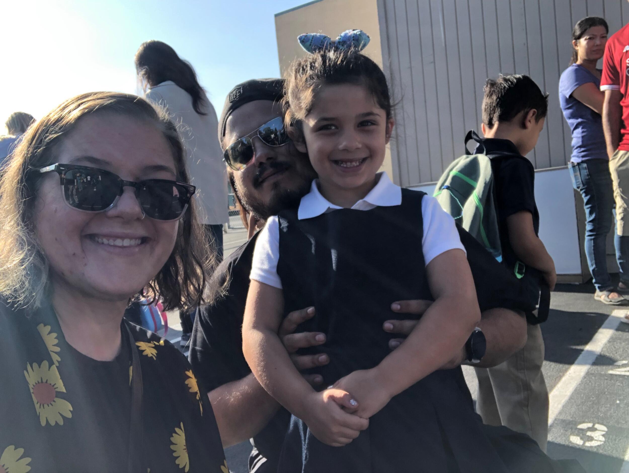Attending first days of school and parent-teacher conferences together 