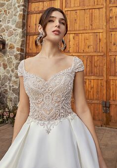 Casablanca Bridal 2416 London A-Line Wedding Dress